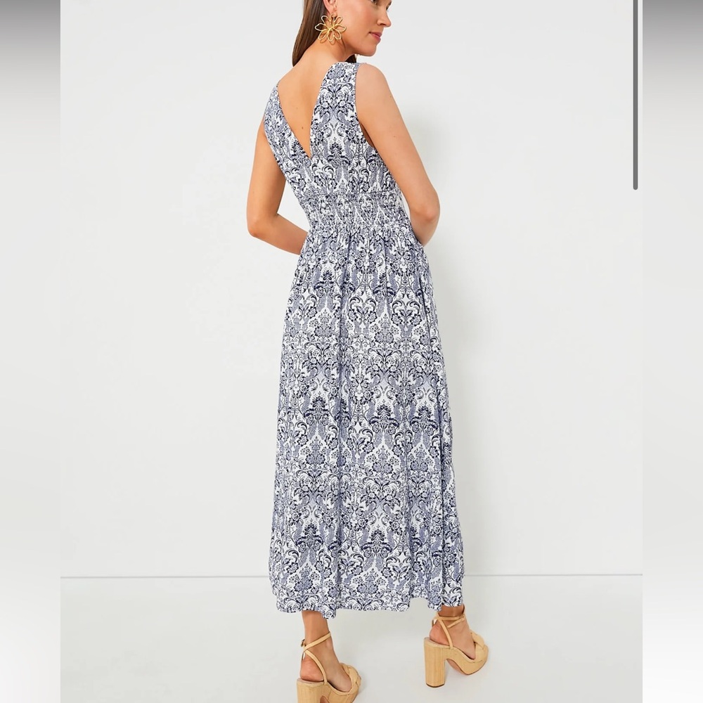 HYACINTH HOUSE
Navy Scroll Print Toula Dress - Picture 4 of 11